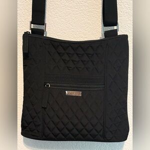 Black Quilted Crossbody Bag